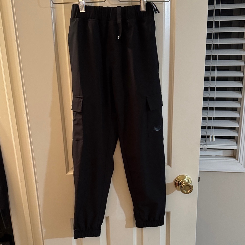 New Balance Kids Black Cargo Pants
